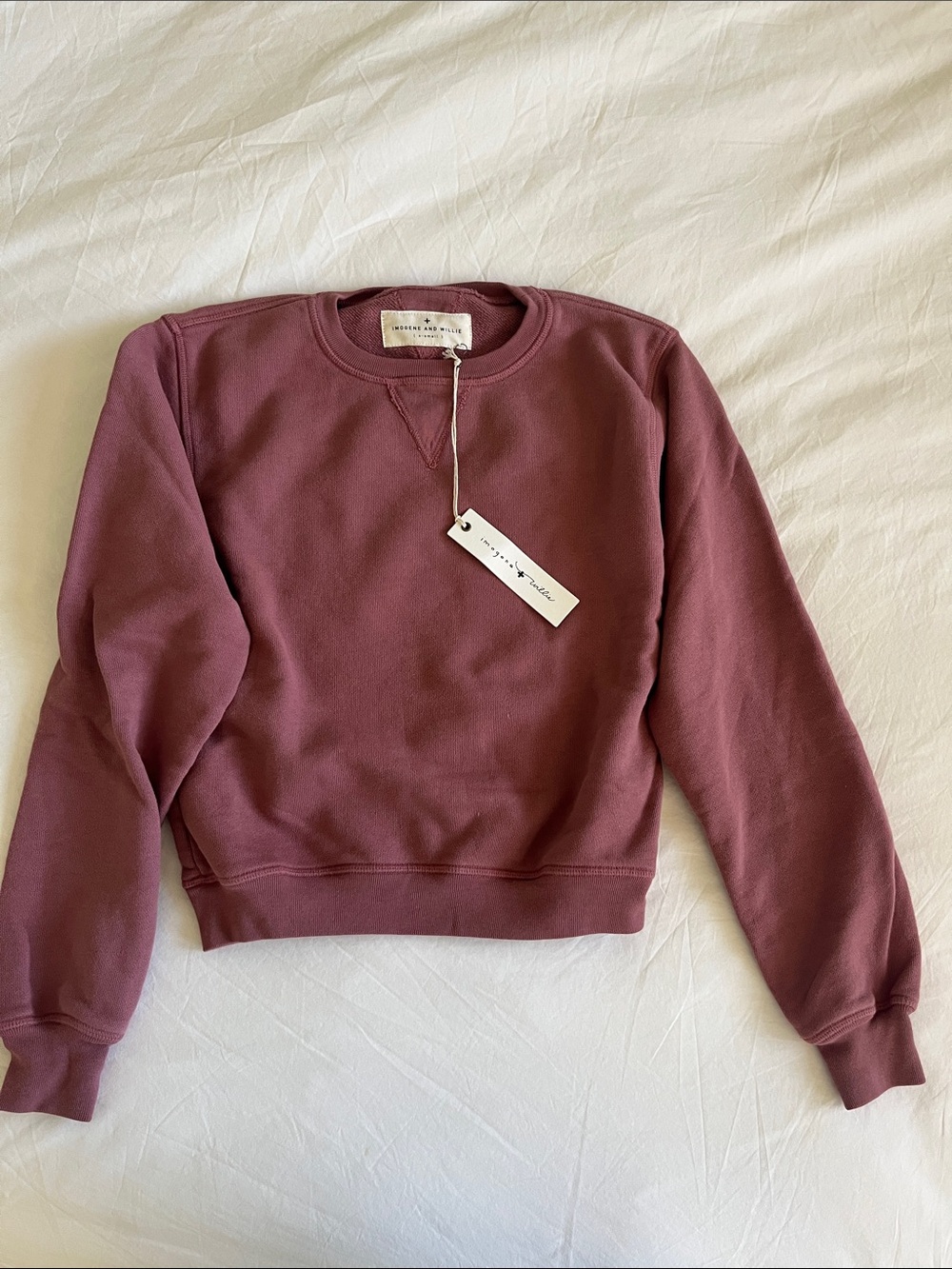 Imogene + Willie Penny Sweatshirt Purple Extra Small NWT